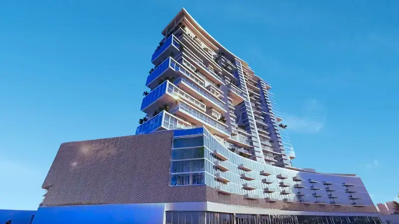 Elegant 2-bedroom apartment interior at Radiant Marina Towers featuring modern finishes and open-plan layout