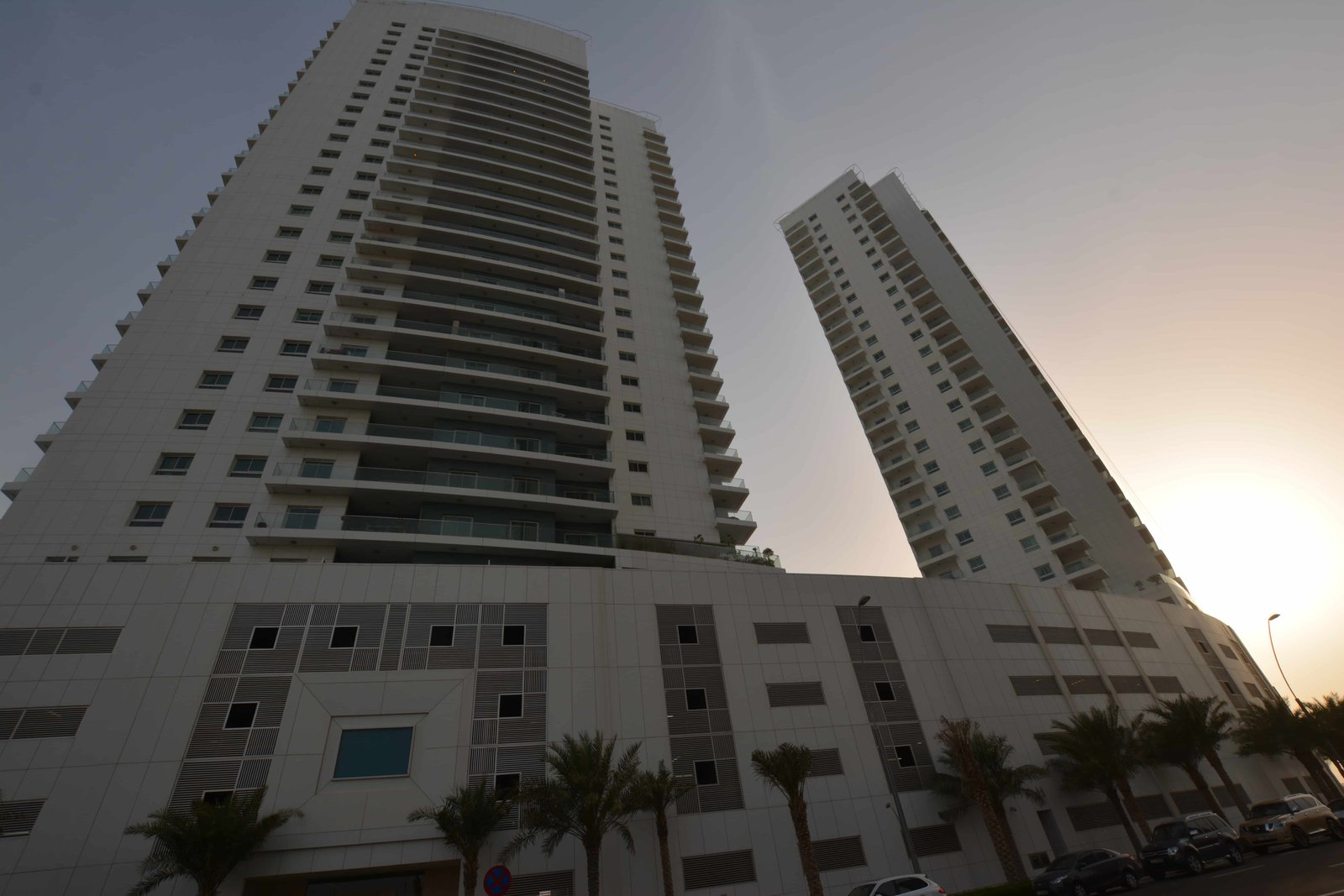Swimming pool and landscaped podium area at Amaya Towers, Al Reem Island, Abu Dhabi, highlighting leisure and lifestyle amenities.